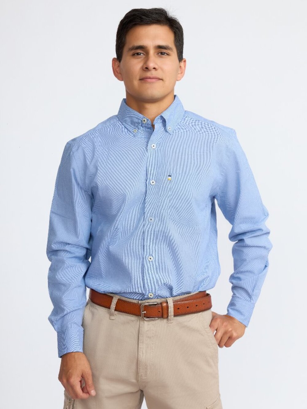 Men’s shirt Mason James Blue Plaid, Size S, - NWT - Moda Journey